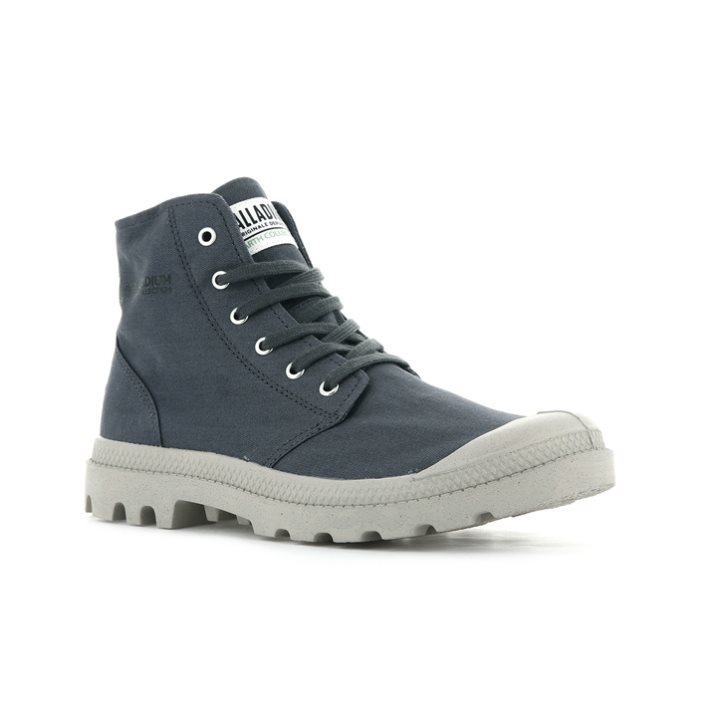 Pánské Boty Palladium Pampa Hi Organic II Tmavě Blankyt | CZ JAG-38E